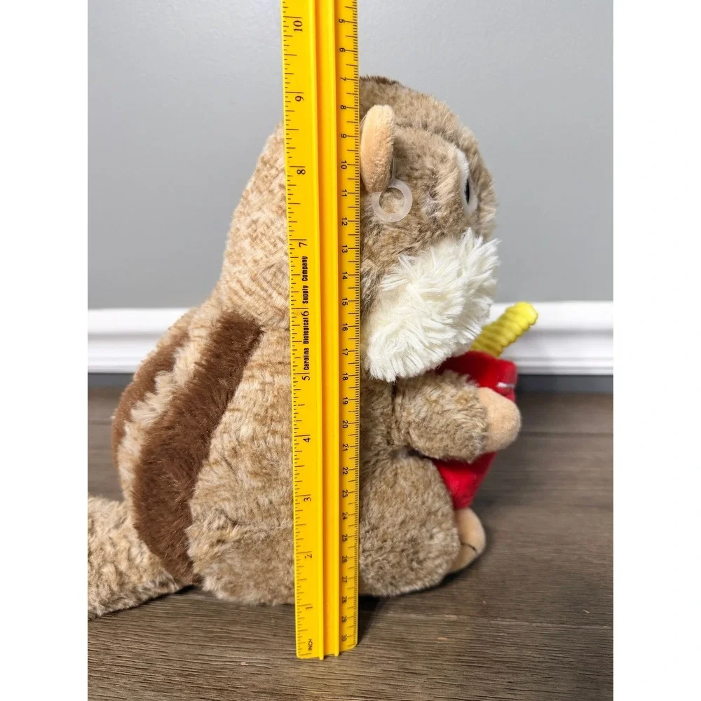 Walmart Chipmunk‎ Plush Stuffed Animal Holding French Fries
